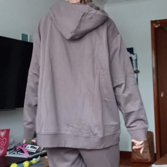 🆕️NWT H&M Hoodie in 'Dark Taupe', Size XL - Picture 14 of 16